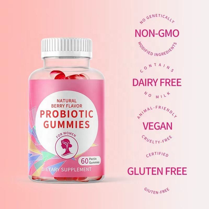 Wholesale Optional Sugar-free or Sugar-free Girl Daily Health Supplement Gummy Bottle Multi-vitamin Girl Gummy