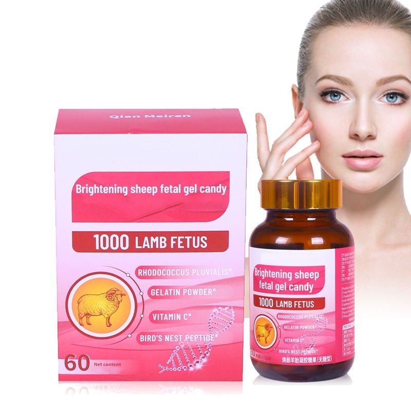 Women's Placenta Extract Softgels - Skin Health Support Supplement for Radiance & Vitality