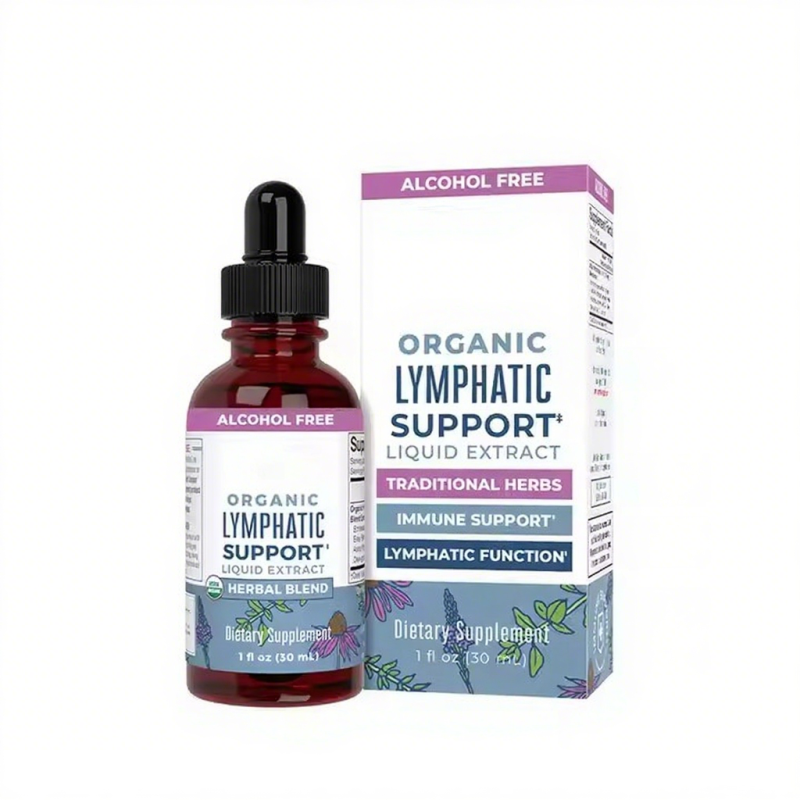 Lymphatic Support Drops Echinacea Elderberry Blue Vervain Vegan Herbal Extract Immune  Cleanse Drops