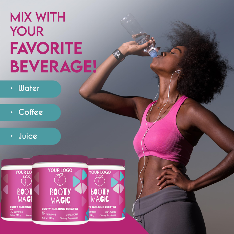 Feminine Hip Enhancing Powder - Creatine Monohydrate for Booty Volume