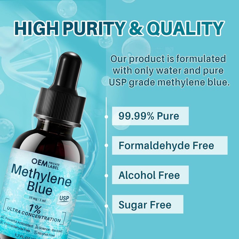 1% USP  Liquid Drops, Formaldehyde-Free, Brain Health & Cognitive Support