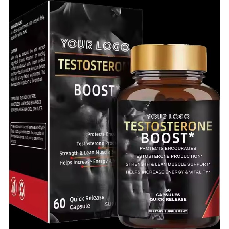 Herbal Male Enhancing Supplement  Booster Capsules with Natural Herbs Extract for Muscle Builder & Performance