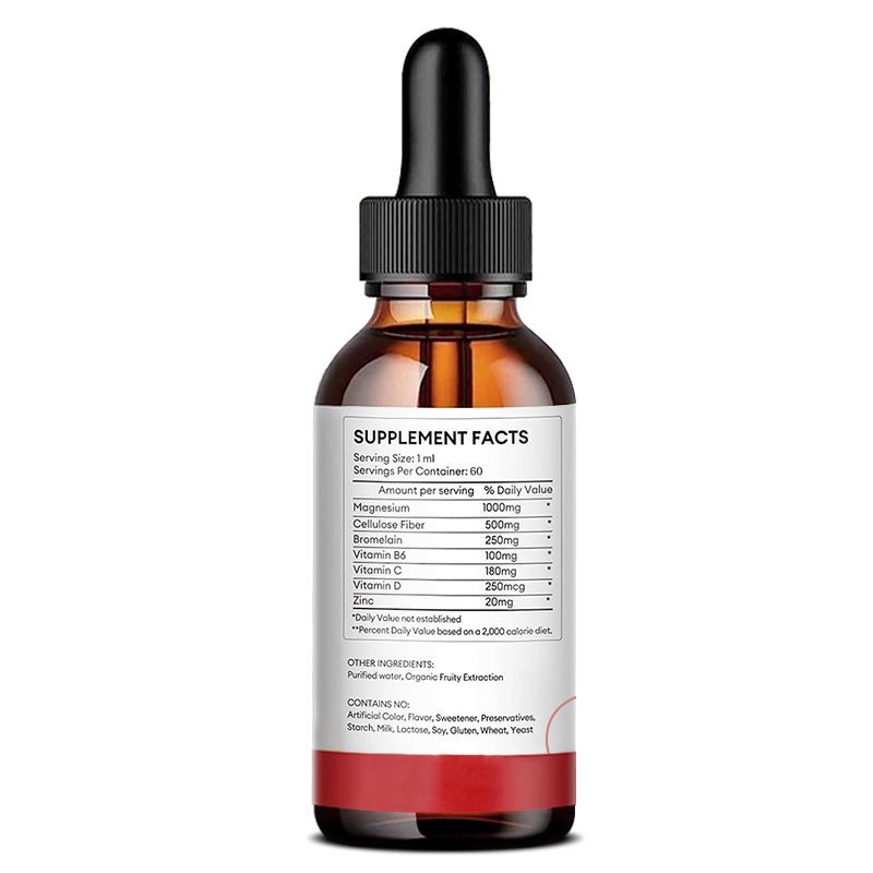 Liquid Magnesium Citrate Drops with CoQ10 & Ashwagandha