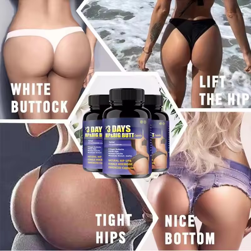 Herbal Hip & Booty Support Capsules - Natural Curve Enhancement Formula