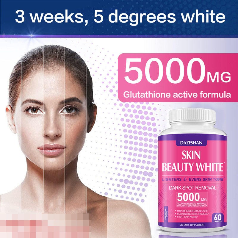 High-PotencySkin Whitening Capsules - Collagen-Infused, Full-Body Brightening for Daily Skincare