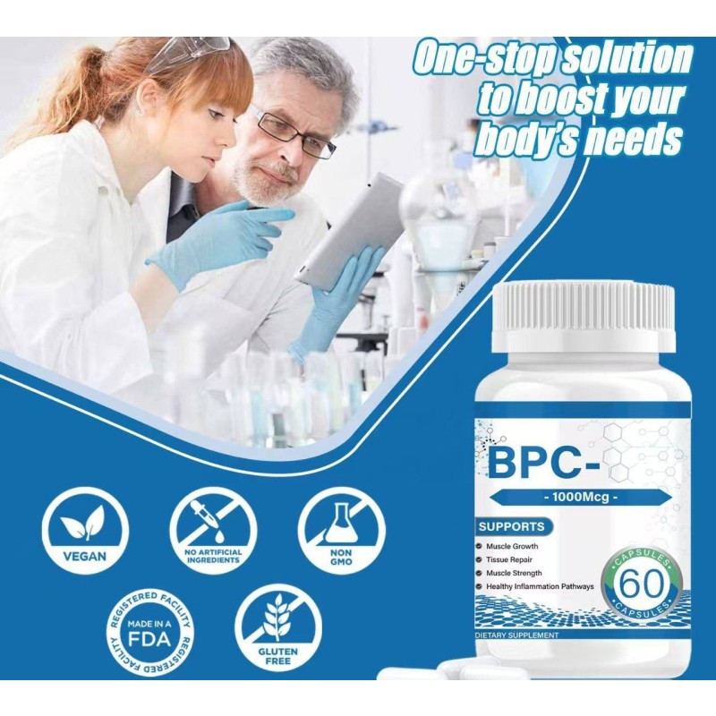 Antioxidant Herbal Blend Capsules for Muscle Recovery and Joint Support Healthcare Supplement