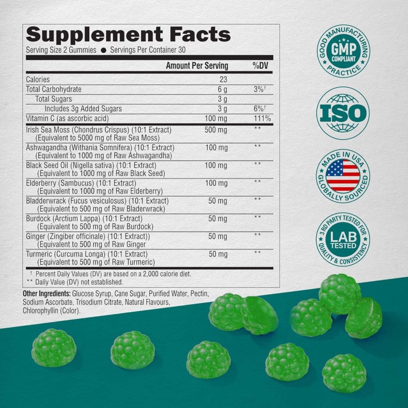 Cold-Pressed Black Seed Oil Softgels - Immune Boost & Energy Support, Rich in Antioxidants