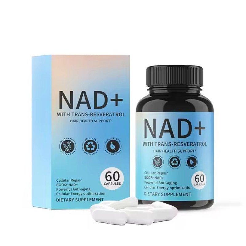 OEM/ODM Hot Selling Formula Nad+with Resveratrol Capsule Support NAD Capsules Supplement