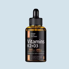 OEM Vitamin D3 & K2 (MK-7) Drops for Faster Absorption & Increase Immune