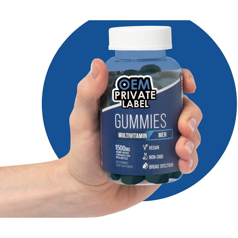 Sugar-Free Multivitamin Gummies for Men with Zinc and Immune Support - High Potency Daily Supplement for Energy and Detox