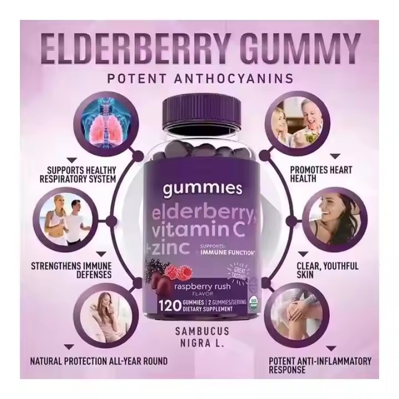 3000Mg Hemp Gummies with Vitamin E and B Supplements Sugar-Free Immune System Boost for Adults Brain Development