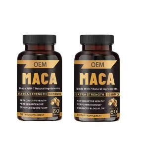 OEM/ODM Natural Maca Root Extract Softgel Capsules Immune Support Supplement for Adults