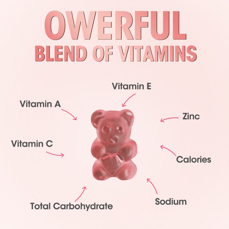 OEM Private Label Collagen Gummies for Health and Wellness - Skin, Hair, Nails, Immune Support, Digestion, Energy