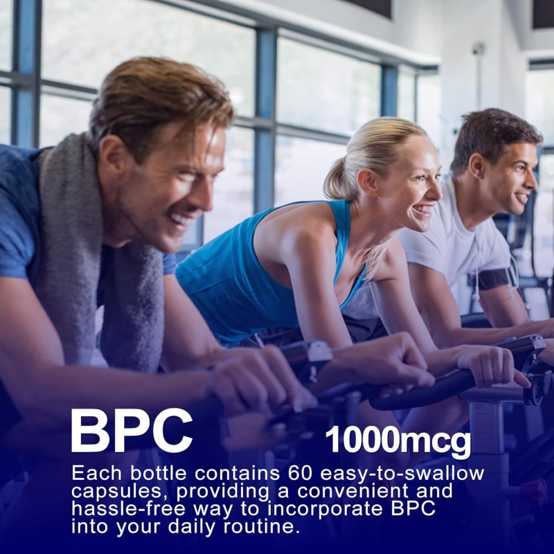 BPC Peptide Capsules - 15 Amino Acid Blend, Muscle Repair & Tendon Recovery for Athletes