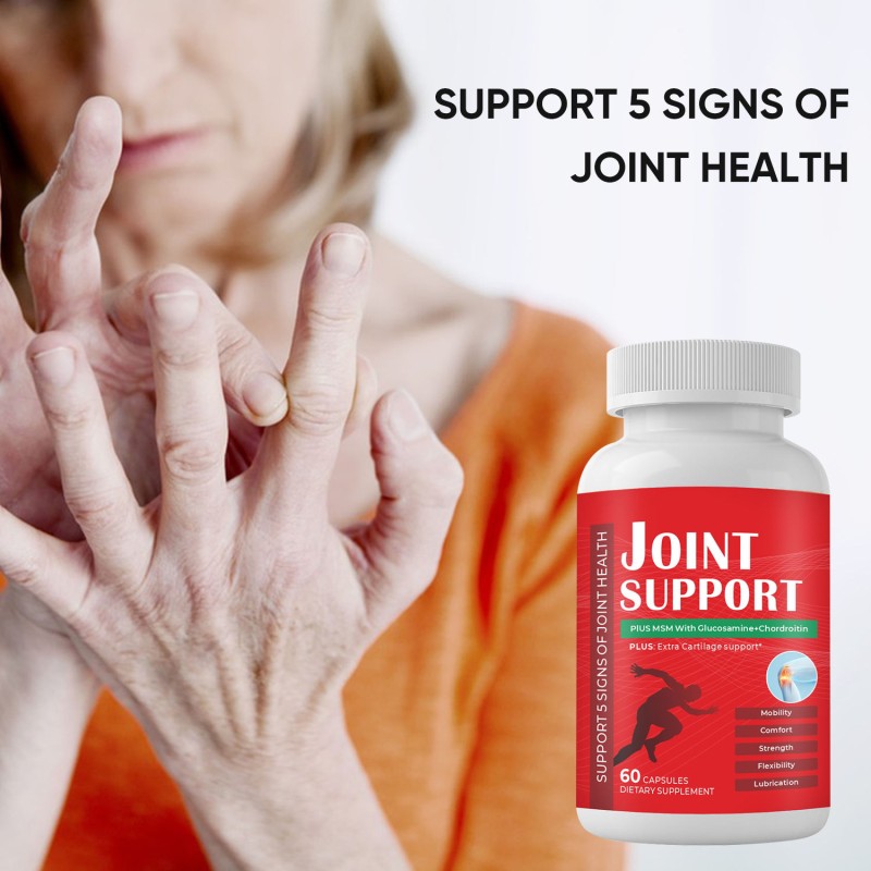 Premium Glucosamine Chondroitin MSM Capsules with Hyaluronic Acid - Joint Mobility & Comfort Support