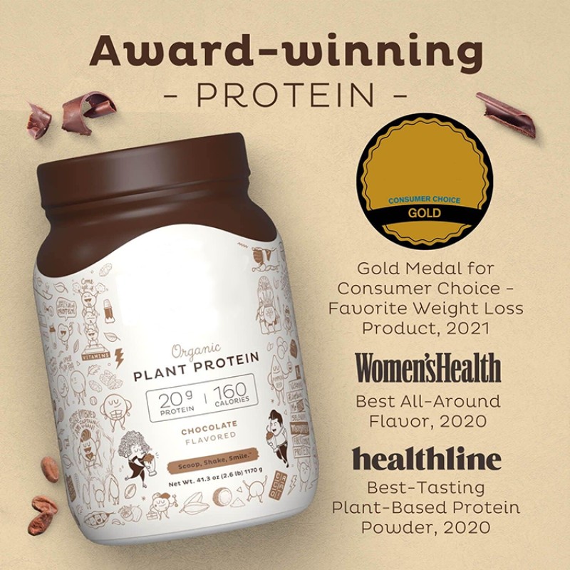 Organic Plant-Based Protein Powder | Greenpie Sports Nutrition Mass Gainer with Vitamins & Minerals