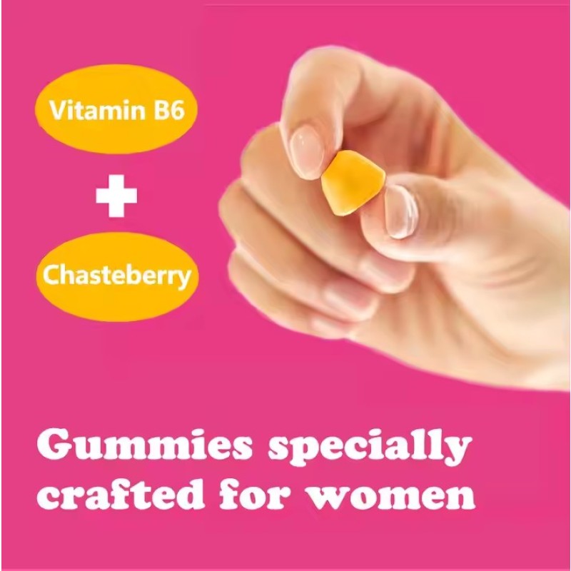 Chinese Herbal Balance Hormone Soft Candy Vegetarian Vitamin Menstrual Period Women's Ovarian Health