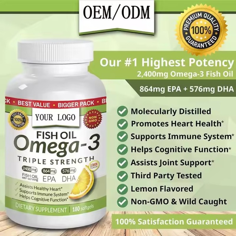 Adult Omega-3 Fish Oil Softgels with EPA and DHA Immune & Skin Health Supplement Beauty Product Effectiveness