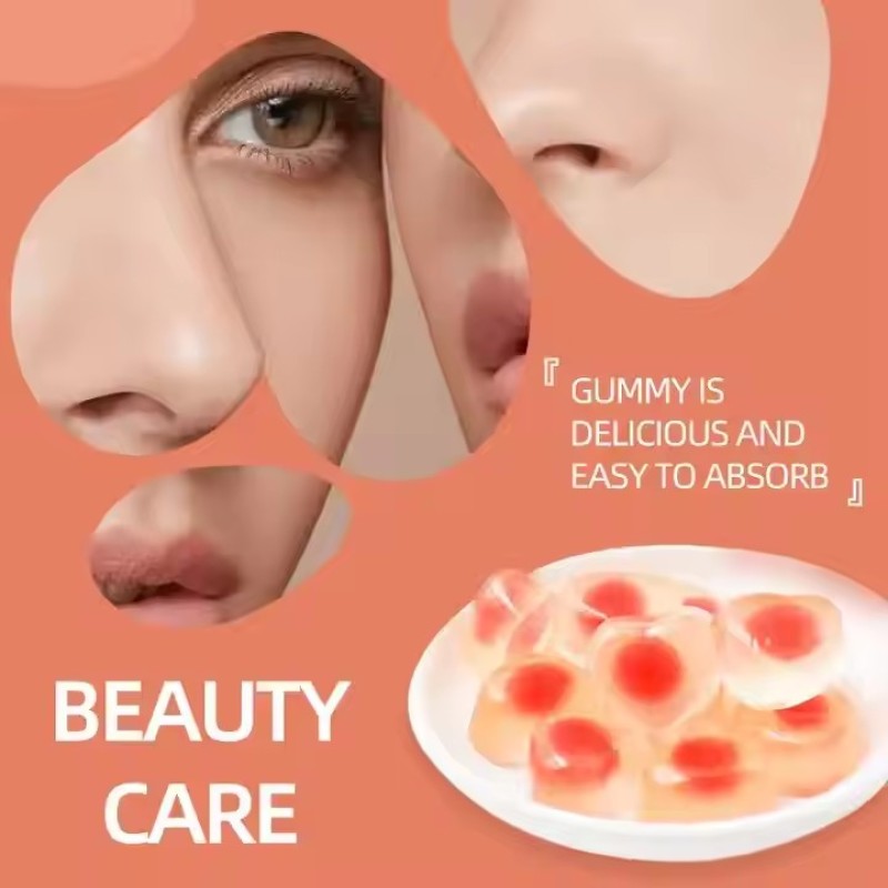 Factory Wholesale Vitamin Collagen Gummies for Adults Newborn Not Applicable Gummy Candy Dosage