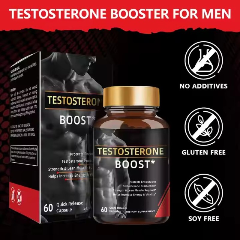 Men's Supplement Booster Hot Pick Male Enhancement Power Muscle Support Energy Supplement Tablet Capsules for Adults