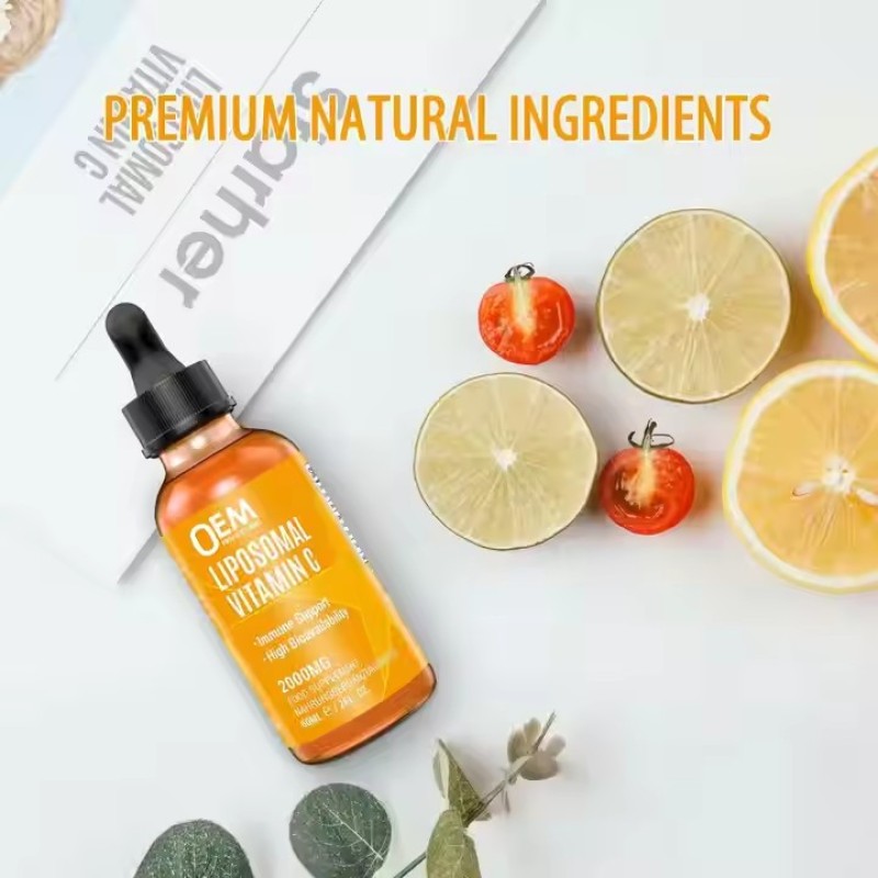 Liposomal Vitamin C Drops High Absorption Oral Liquid Immune and Adult Antioxidant Supplement Promote Metabolism