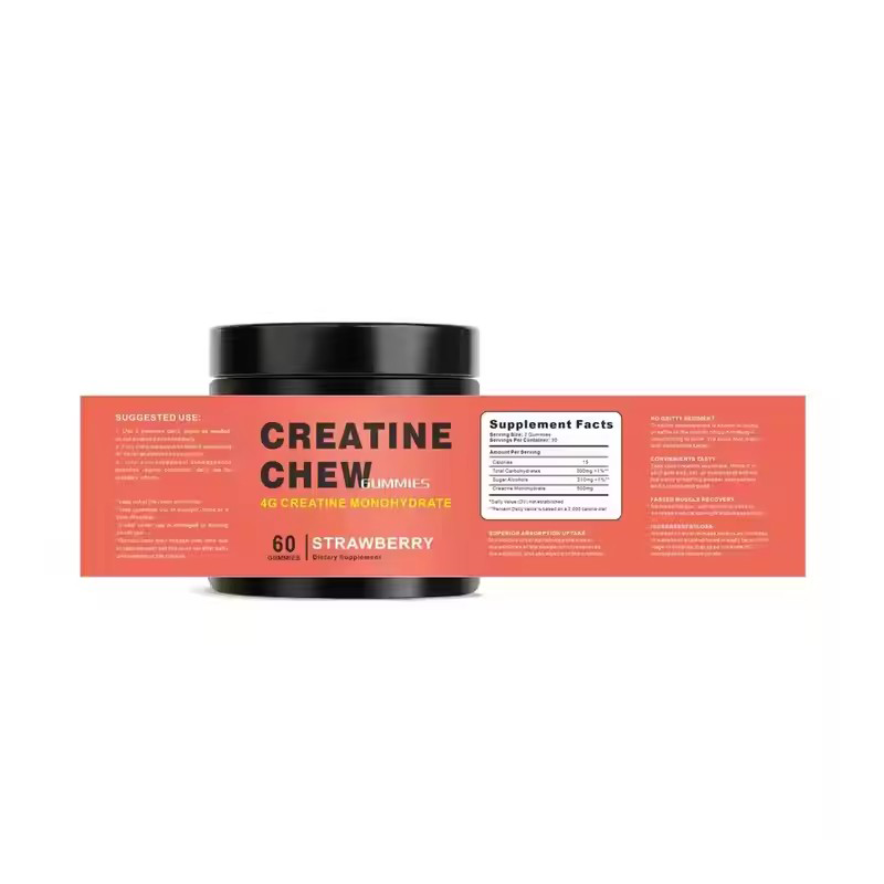 Sugar-Free Creatine Gummies 5000mg - Pre Workout Supplement with Creatine Monohydrate