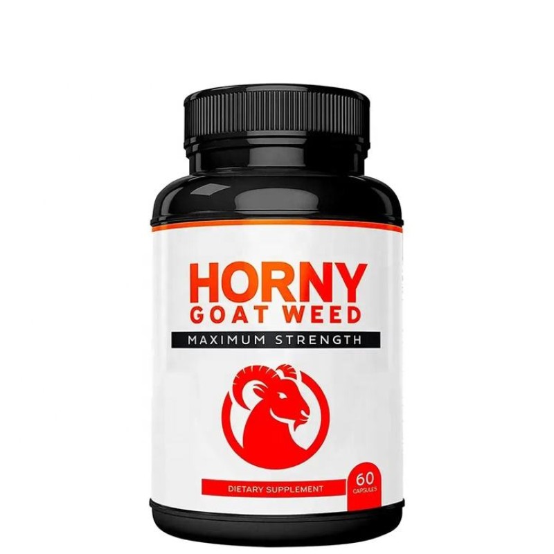 OEM Horny Goat Weed & Maca Root Capsules 1000mg - GMP Certified Male Enhancement Supplement