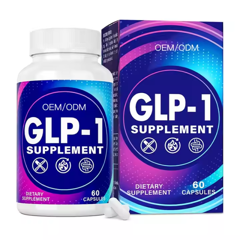 Natural GLP-1 Support Capsules - Hops & Green Tea Extract, Appetite Control & Metabolism Boost for Adults