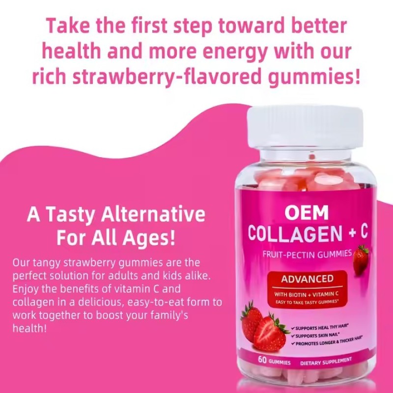 Advanced Hydrolysed Collagen Peptides Pure Formulation Marine Collagen Gummies Suitable Dosage for Pregnant Women