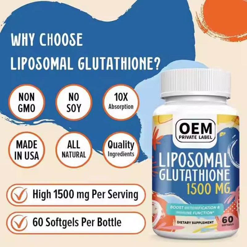Liposomal Softgels High-Absorption Formula for Effective Skin Whitening & Overall Healthcare Support