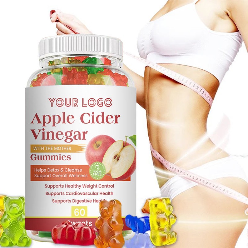 Apple Cider Vinegar Gummy Vitamins Support Digestive Health Detox and Cleansing Weight Management