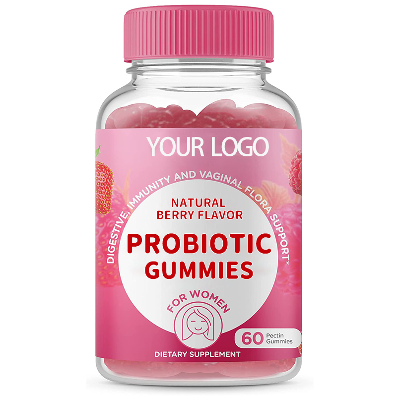 Women's Probiotic & Prebiotic Fiber Gummies - Digestive Balance, Vaginal Flora Support, Berry Flavor