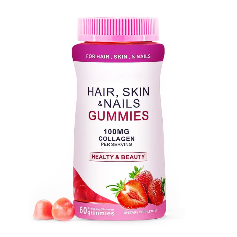 Antioxidant-Rich Skin Beauty Gummies Enhances Skin Elasticity, Tropical Fruit Flavor
