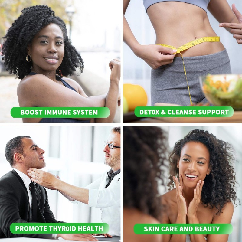 OEM Organic Sea Moss Gummies with Vitamin C | Vegan Immune Support | Burdock Root & Bladderwrack Supplement for Adults