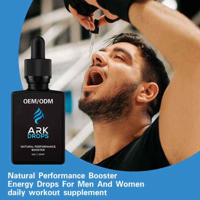 ODM Private Label Energy Oral Drops - Natural Workout Booster with Fast Absorption for Sports Performance & Vitality