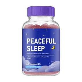 Sleep Aid Gummies with Melatonin L-Theanine Ashwagandha for Adults Fast Fall Asleep Support Sound Sleep Jet Lag Prevention
