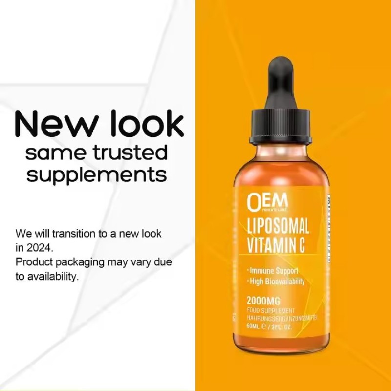 Liposomal Vitamin C Drops High Absorption Oral Liquid Immune and Adult Antioxidant Supplement Promote Metabolism