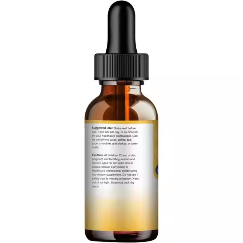 Glucosamine Chondroitin Supplement Vegetarian Joint Health MSM Liquid Drops Oil Turmeric Quercetin Pineapple Enzyme