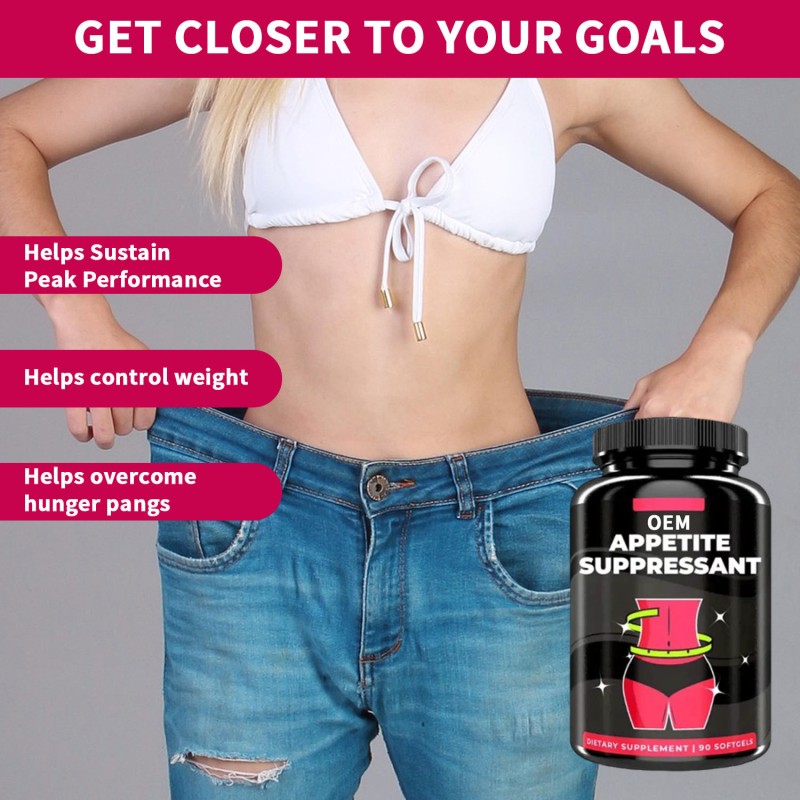 Glucomannan Appetite Suppressant Softgels Fat Burner & Weight Loss Dietary Fiber Supplement for Adults Fitness Control Hunger