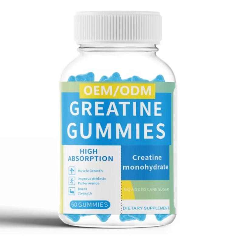 Pre Workout Creatine Gummies With 6g Creatine Monohydrate and Alpha GPC Complex - Energy Focus and Muscle Support Supplement
