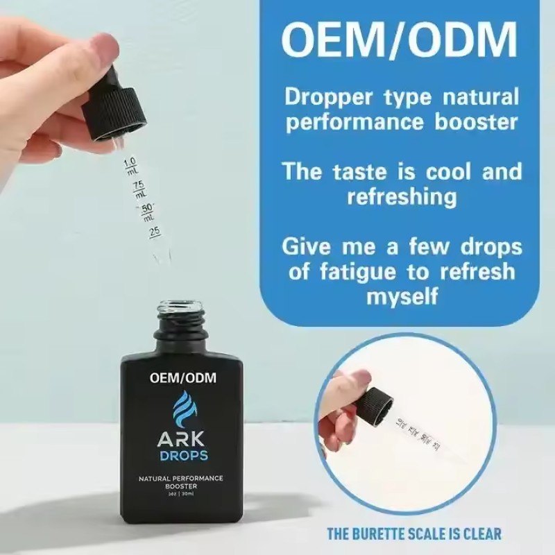 ODM Private Label Energy Oral Drops - Natural Workout Booster with Fast Absorption for Sports Performance & Vitality