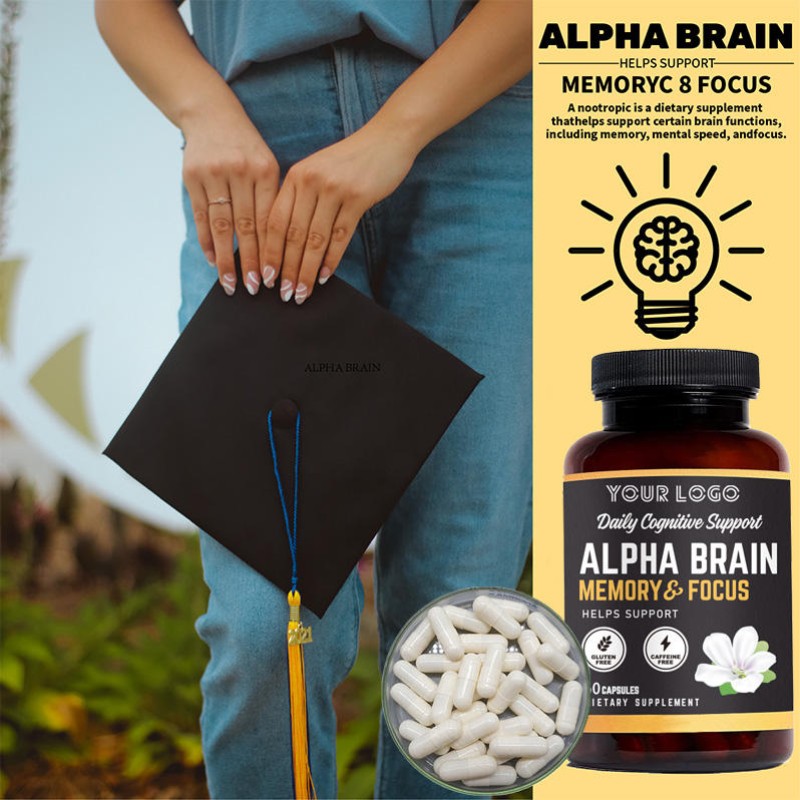 Nootropic Capsules: Brain Booster for Focus, Memory & Mental Clarity in Students & Professionals