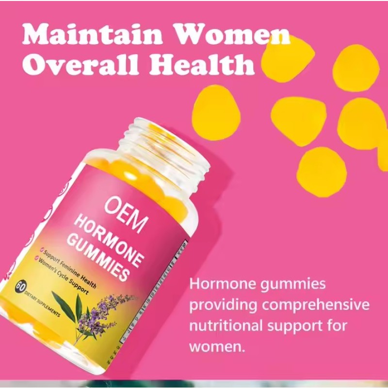 Chinese Herbal Balance Hormone Soft Candy Vegetarian Vitamin Menstrual Period Women's Ovarian Health