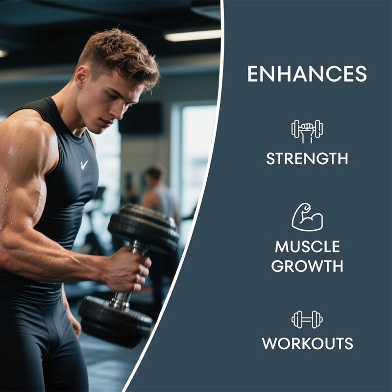 Weight Gain Capsules , Natural Appetite & Muscle Growth Supplement, Promotes Healthy Weight Gain & Strength