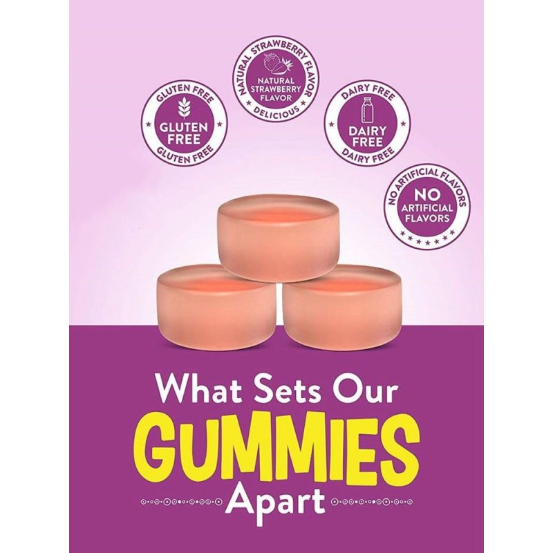 Vitamin Supplements, Protein, Collagen, Gummy Candy, Men's Hair Growth, Skin