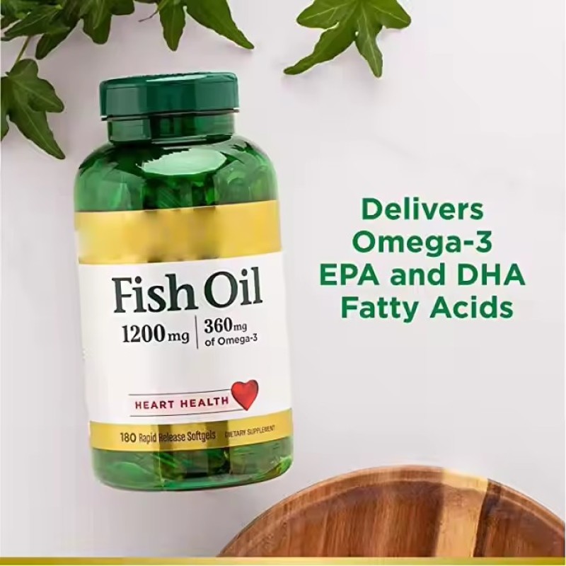 Hot Sale Fish Oil Omega 3 Fish Oil Softgel Capsule Supplements Fish Oil 1000mg Dha 12 Epa 18 Soft Capsules