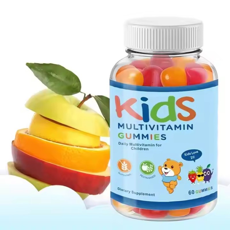 OEM Private Label Multivitamin Kids Gummies DHA Children Supplement Vitamins for Kids Vegan Vitamins Kids Gummies