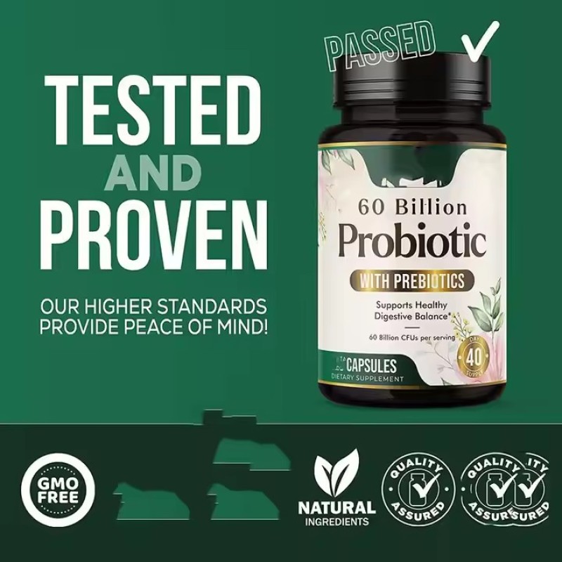 Probiotic Capsules for Adults Teenagers Assisted Healthcare Supplement for Beauty Digestion Vitamin