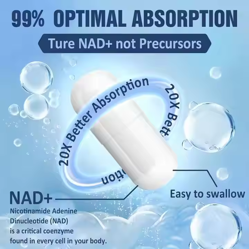 OEM Hot-selling Niacinamide Nucleoside Capsules, NAD Supplement Capsules, NAD Capsules