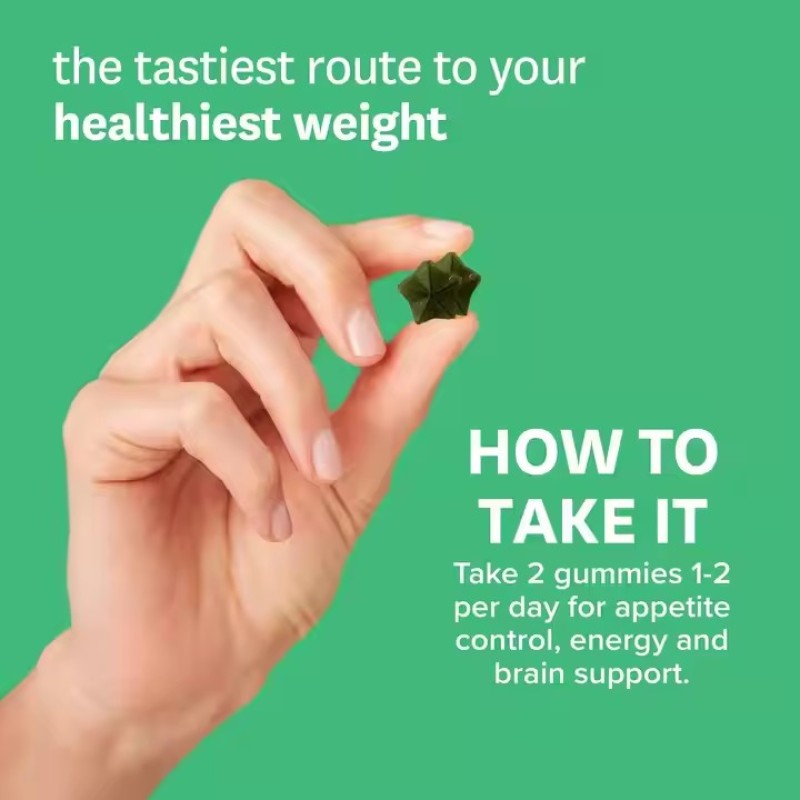 Fat Burner Slimming Gummy Garcinia Cambogia White Kidney Bean Extract Appetite Suppressant Vegan Green Coffee